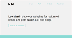 Desktop Screenshot of leemartin.com
