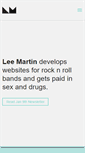Mobile Screenshot of leemartin.com